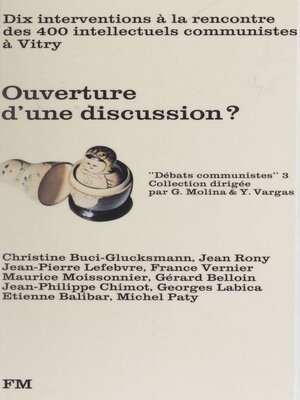 cover image of Ouverture d'une discussion ?